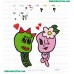 Chibi Brofa Yo Gabba Gabba Embroidery Design