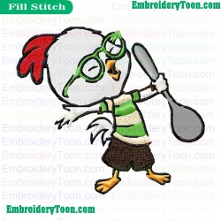 Chicken Little Embroidery Design 09