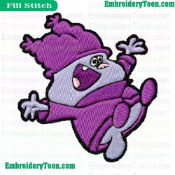 Chowder Fulldown Embroidery Design