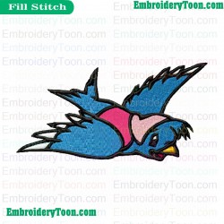 Cinderella Embroidery Design 01