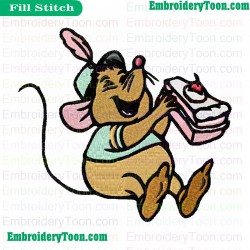 Cinderella Embroidery Design 02