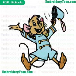 Cinderella Embroidery Design 03