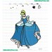 Cinderella Embroidery Design 06
