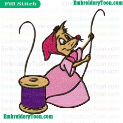 Cinderella Embroidery Design 15