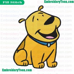 Clifford The Big Red Dog Embroidery Design 04