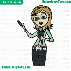 Cloudy With A Chance Of Meatballs Embroidery Design 02
