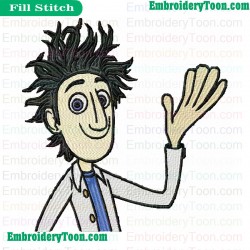Cloudy With A Chance Of Meatballs Embroidery Design 06