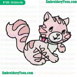 Contemporary Strawberry Shortcake Embroidery Design 01