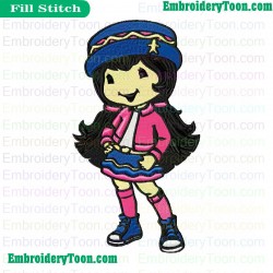 Contemporary Strawberry Shortcake Embroidery Design 11
