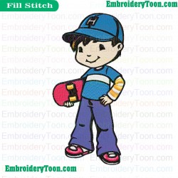 Contemporary Strawberry Shortcake Embroidery Design 12