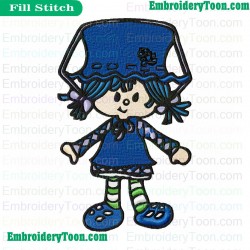 Contemporary Strawberry Shortcake Embroidery Design 16