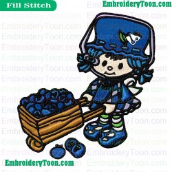 Contemporary Strawberry Shortcake Embroidery Design 23
