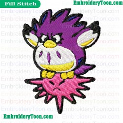 Coo Up Needle Embroidery Design