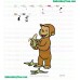 Curious George Embroidery Design 03
