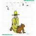 Curious George Embroidery Design 05