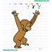 Curious George Embroidery Design 07