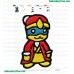 Custom Walfas Shouting Embroidery Design