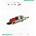 Cute Funny Angry Birds Embroidery Design