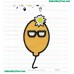 DJ Lance Rock Baloon Yo Gabba Gabba Embroidery Design