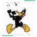 Daffy Duck Win Embroidery Design