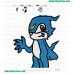 Digimon Veemon Ready Embroidery Design