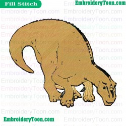 Dinosaur Embroidery Design 06