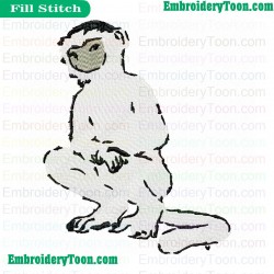Dinosaur Embroidery Design 07