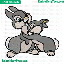 Disney Bunnies Embroidery Design 05