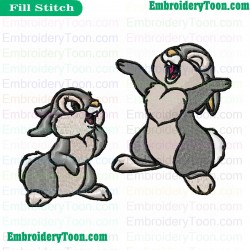 Disney Bunnies Embroidery Design 06