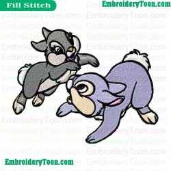 Disney Bunnies Embroidery Design 11