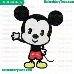 Disney Cuties Embroidery Design 06