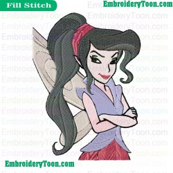 Disney Fairies Embroidery Design 01