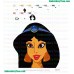 Disney Jasmine Face Embroidery Design