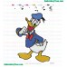 Donald Duck Embroidery Design 05