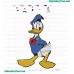 Donald Duck Embroidery Design 09