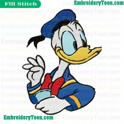 Donald Duck Embroidery Design 15