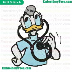 Donald Duck Embroidery Design 16