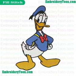 Donald Duck Embroidery Design 17
