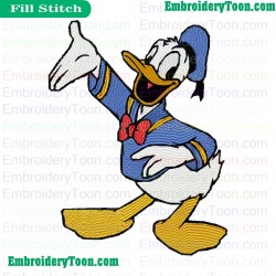Donald Duck Embroidery Design 18