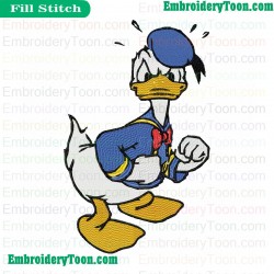 Donald Duck Embroidery Design 21
