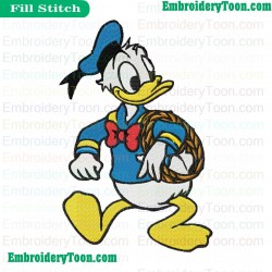 Donald Duck Embroidery Design 22