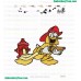 Donald Duck Embroidery Design 23