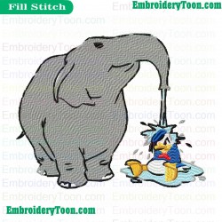 Donald Duck Embroidery Design 27