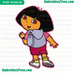 Dora Embroidery Design 10