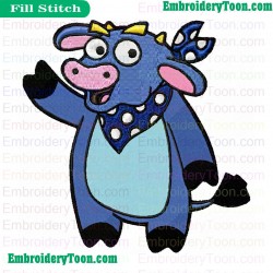Dora The Explorer Embroidery Design 03