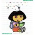 Dora The Explorer Embroidery Design 05