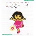 Dora The Explorer Embroidery Design 15