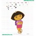 Dora The Explorer Embroidery Design 16