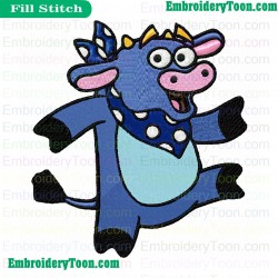 Dora The Explorer Embroidery Design 21