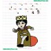 Dora The Explorer Prince Embroidery Design